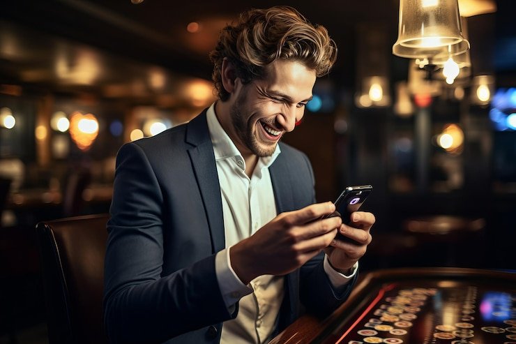 Mobile app interface showing live roulette betting grid